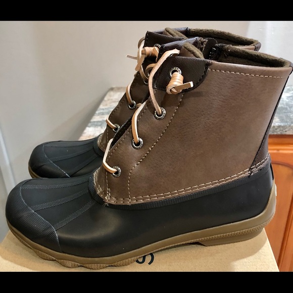 Sperry Shoes - Sperry Syren Gulf Brown Rain Boots